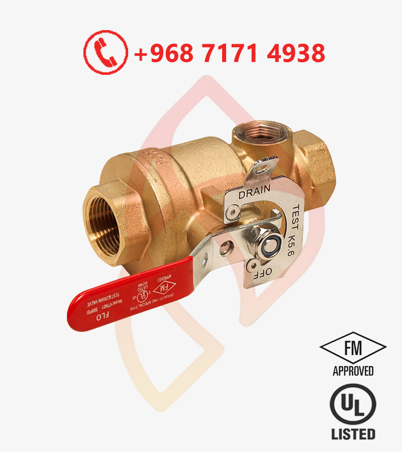 flowcom test and drain valve